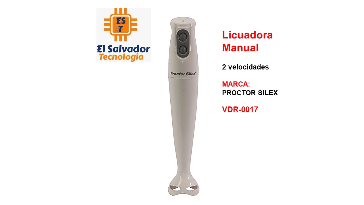 Licuadora Manual 2 velocidades MARCA - PROCTOR SILEX VDR-0017