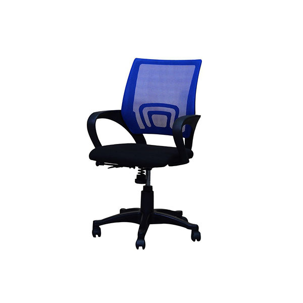 Silla Respaldo de Malla Bruselas Deluxe N050 AZUL