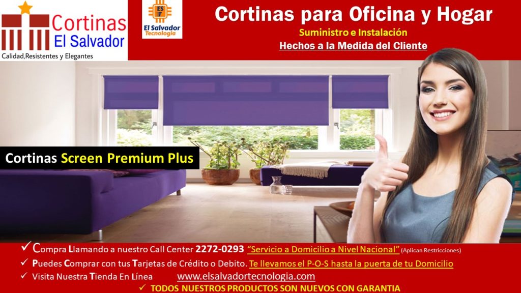 Cortinas Screen Premium Plus - Cortinas El Salvador