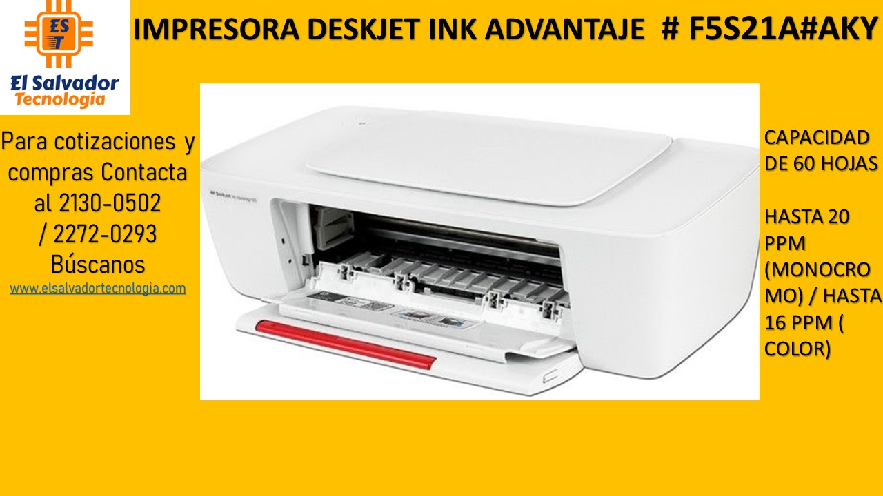 IMPRESORA DESKJET INK ADVANTAJE # F5S21A#AKY