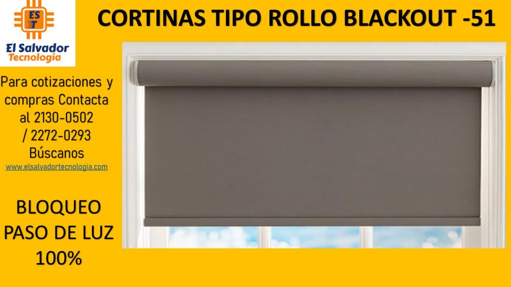 Cortina de Rollo Blackout - Cortina Roller