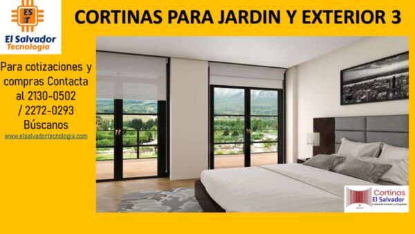 CORTINAS PARA JARDIN Y EXTERIOR 3