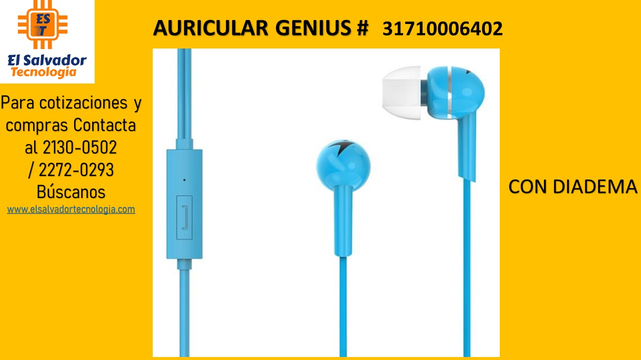 AURICULAR GENIUS # 31710006402