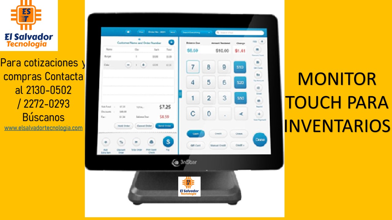 MONITOR TOUCH PARA INVENTARIOS