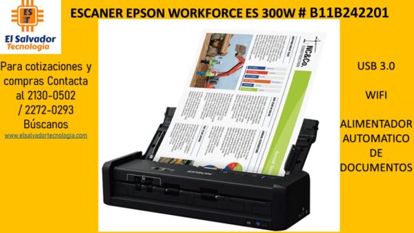 ESCANER EPSON WORKFORCE ES 300W # B11B242201