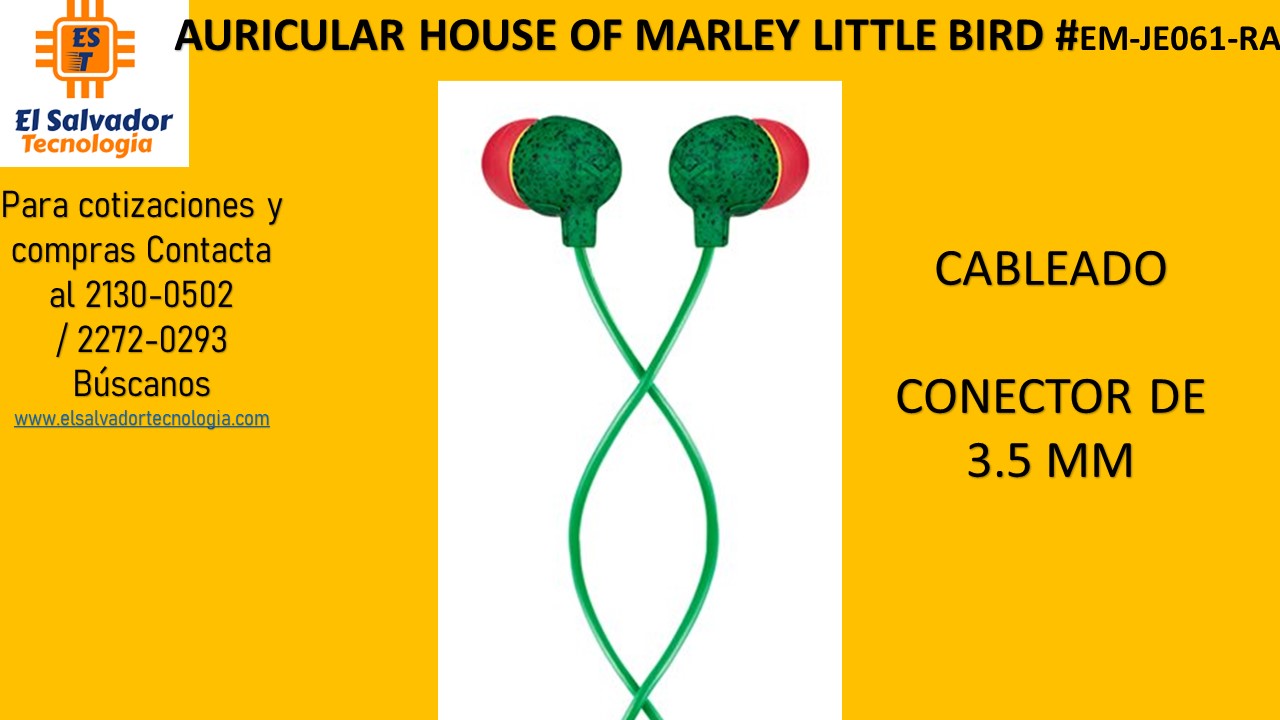AURICULAR HOUSE OF MARLEY LITTLE BIRD #EM-JE061-RA