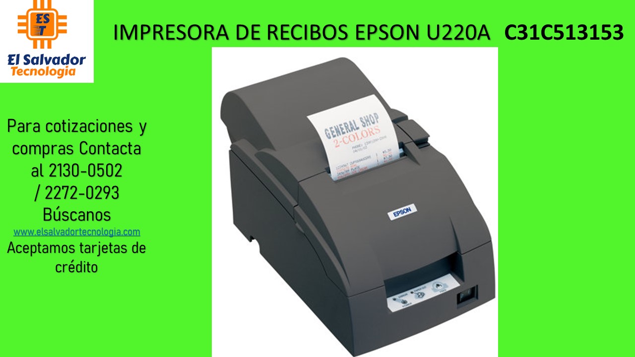 IMPRESORA DE RECIBOS EPSON U220A  C31C513153