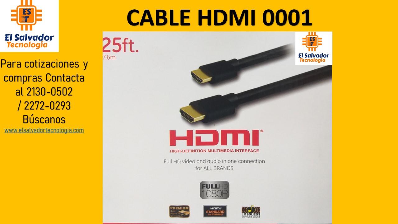 CABLE HDMI 0001