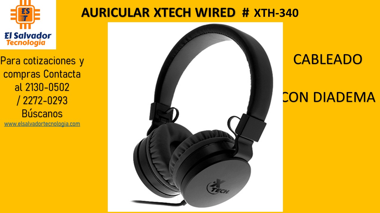 AURICULAR XTECH WIRED # XTH-340
