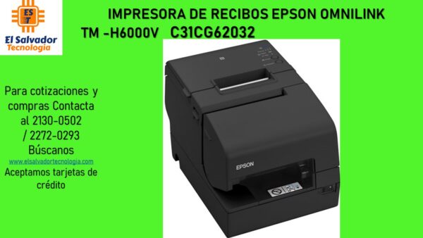 IMPRESORA DE RECIBOS EPSON OMNILINK TM -H6000V  C31CG62032