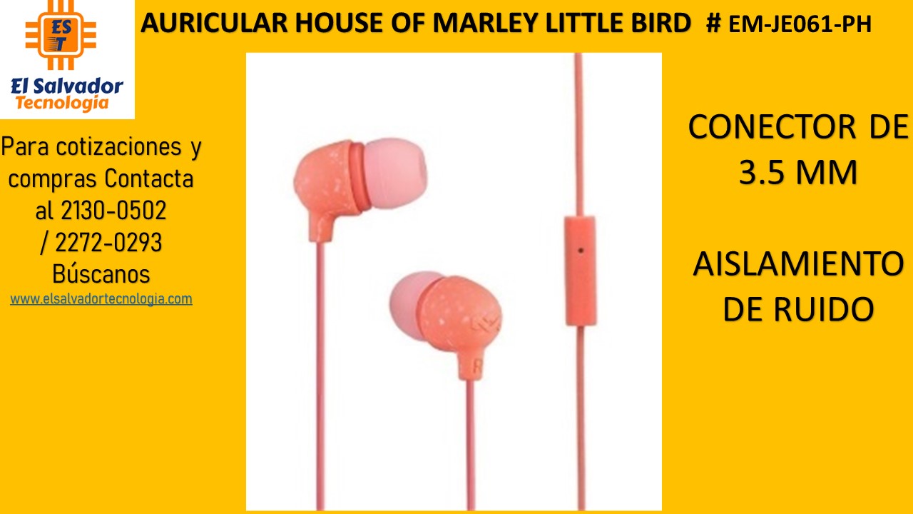 AURICULAR HOUSE OF MARLEY LITTLE BIRD # EM-JE061-PH