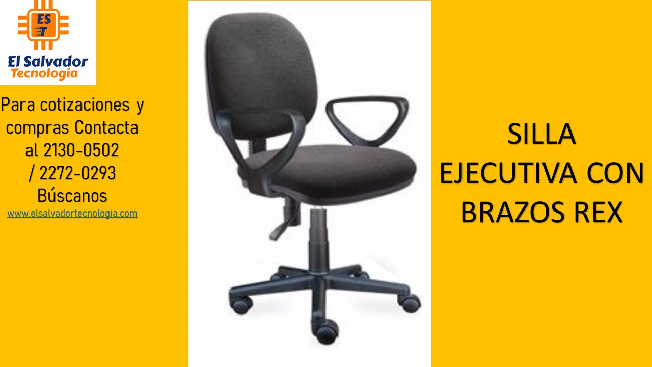 SILLA EJECUTIVA CON BRAZOS REX