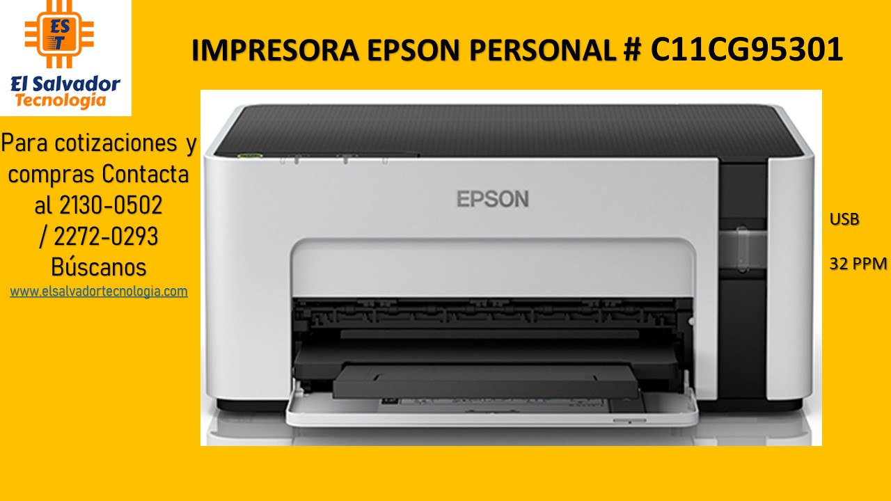 IMPRESORA EPSON PERSONAL # C11CG95301