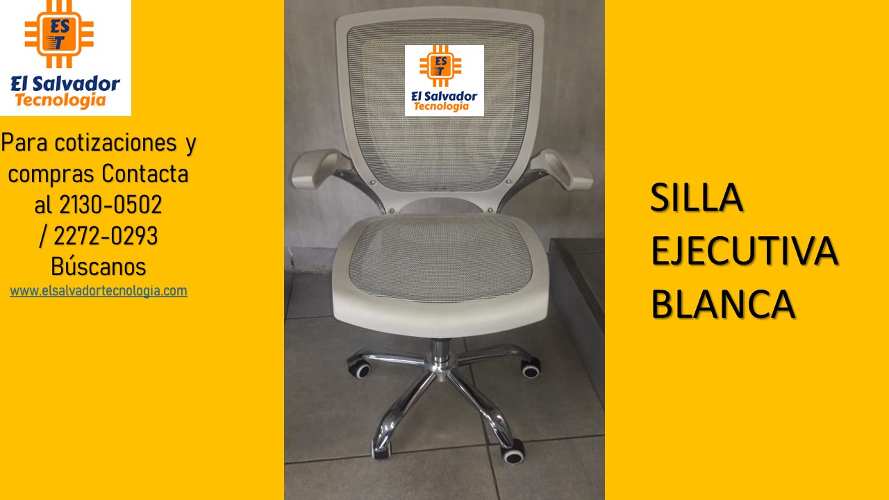 SILLA EJECUTIVA BLANCA