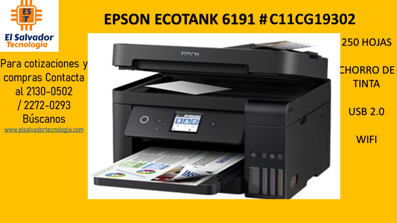 EPSON ECOTANK 6191 # C11CG19302