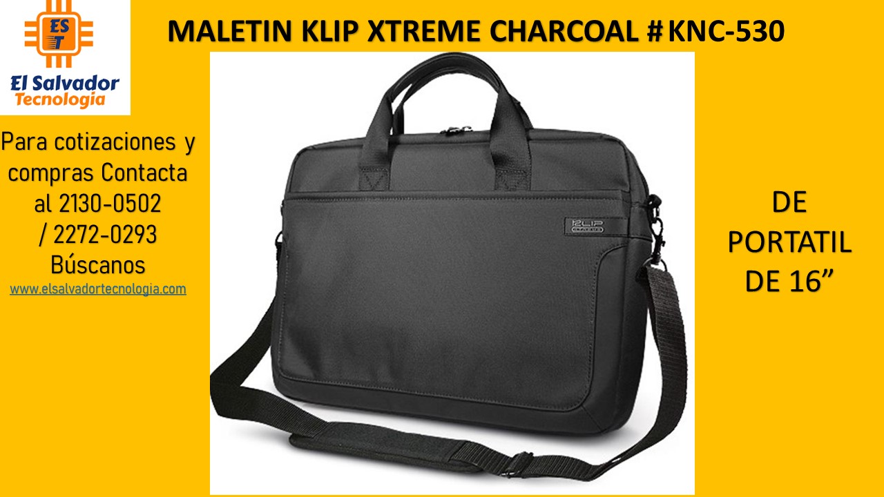 MALETIN KLIP XTREME CHARCOAL # KNC-530