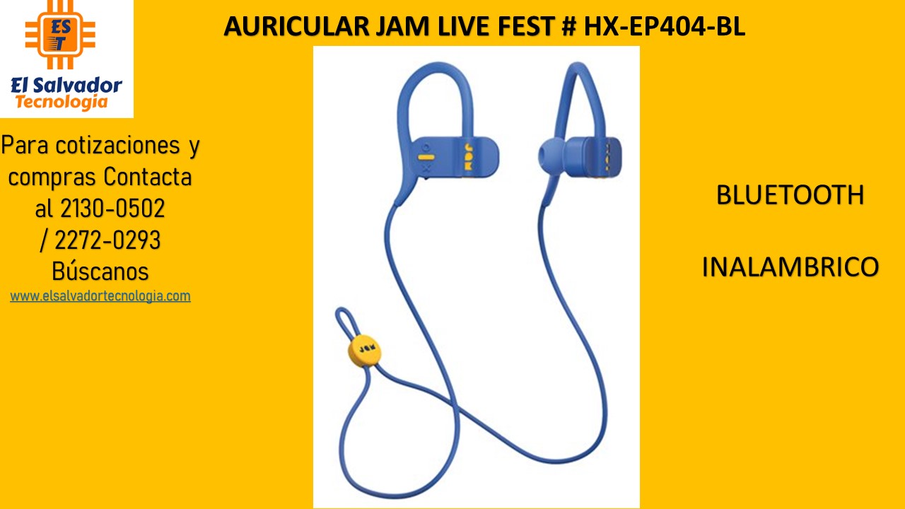 AURICULAR JAM LIVE FEST # HX-EP404-BL