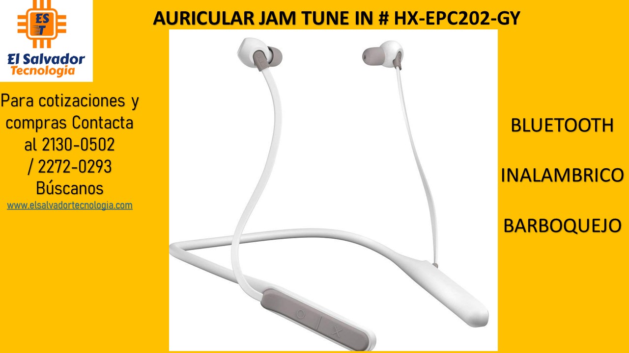 AURICULAR JAM TUNE IN # HX-EPC202-GY