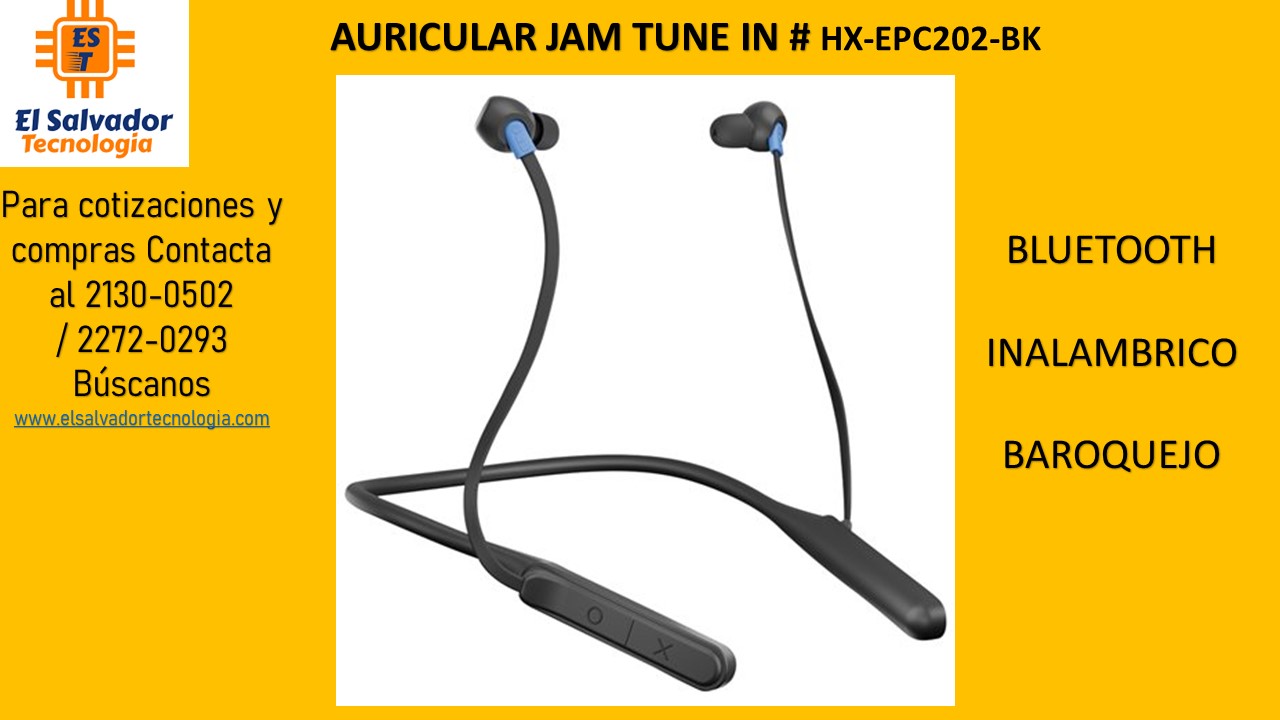 AURICULAR JAM TUNE IN # HX-EPC202-BK
