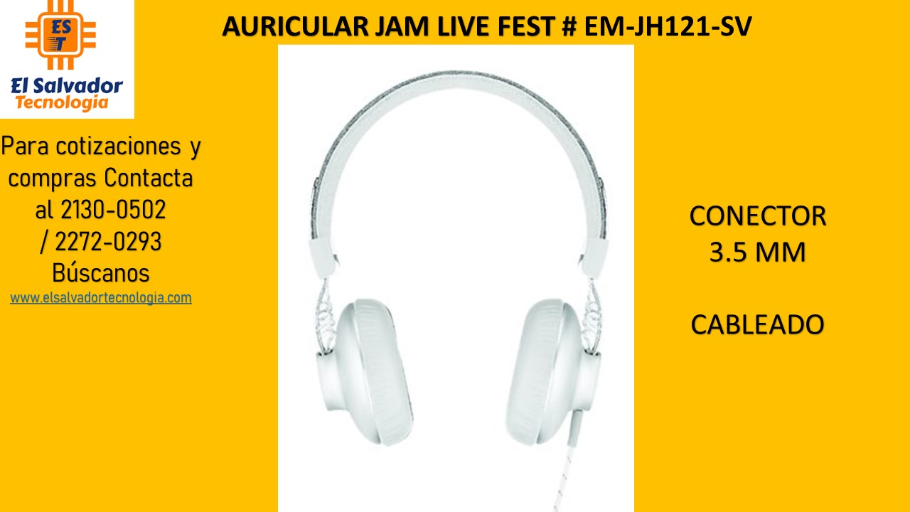 AURICULAR JAM LIVE FEST # EM-JH121-SV
