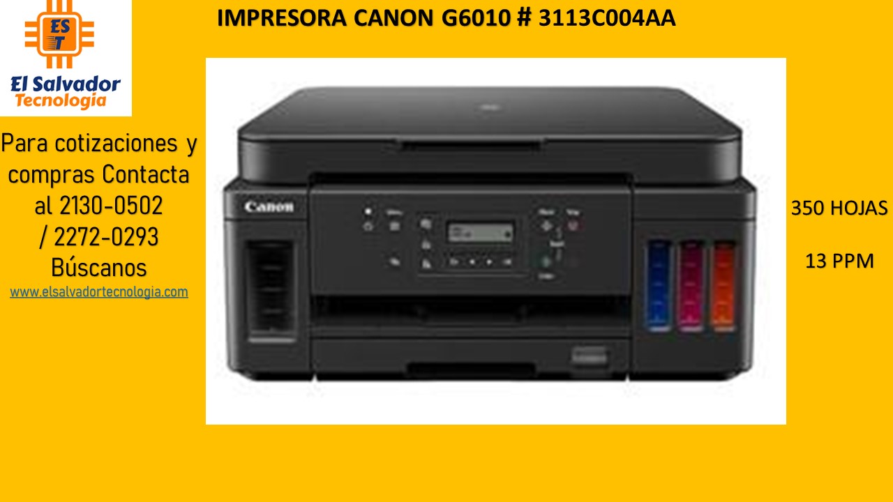 IMPRESORA CANON G6010 # 3113C004AA