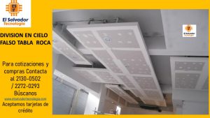 REMODELACIONES DIVISIÓN EN CIELO FALSO TABLA ROCA