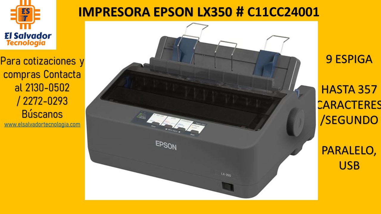 IMPRESORA EPSON LX350 # C11CC24001