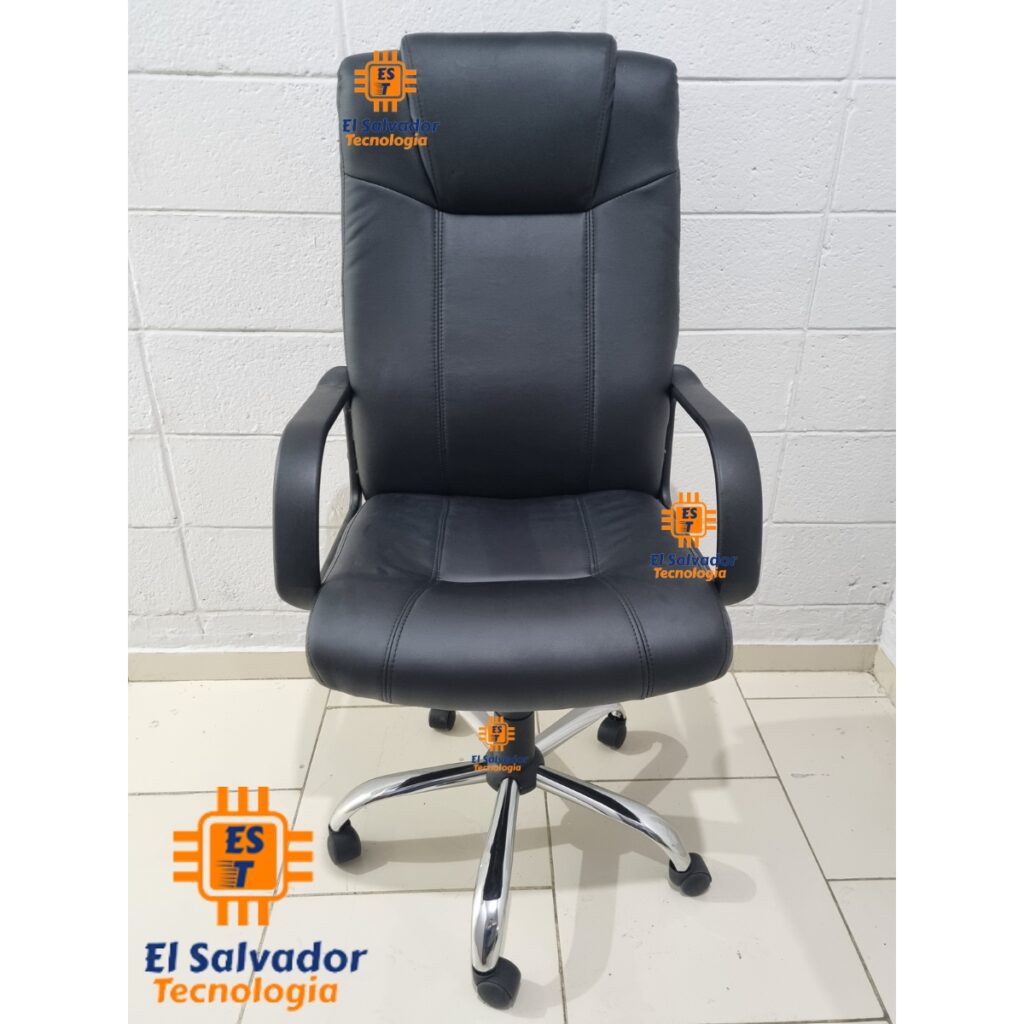 Silla de Oficina Gerencial de Cuero Simulado - Soporta 280 Libras - Asturias