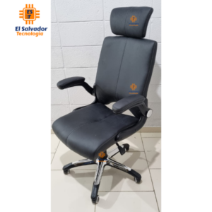 Silla de Oficina Gerencial – Cuero Simulado – Elegante – Soporta 300 Lbs – Bussines Alta