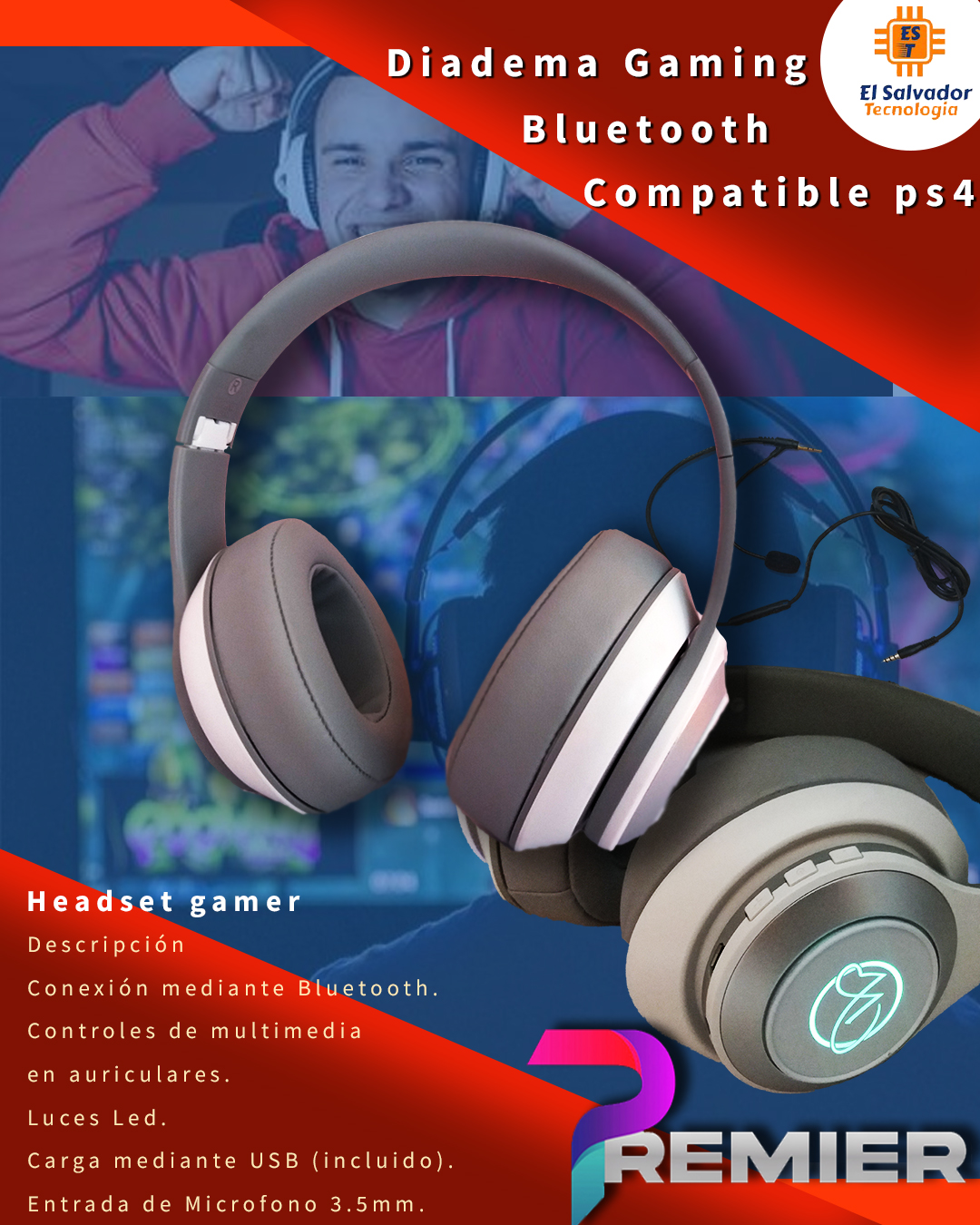 Diadema Gaming Premier Play One S4