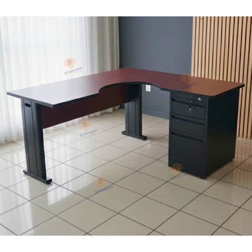 Escritorio Gerencial en L - 1.50 x 1.50 Modelo -Preston-Ibiza Color Zappelly CNT-30-229