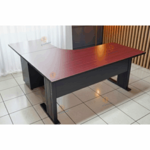 Escritorio Moderno en L -AMPLIO-MultiUsos- Chronos CNT 213-L58 - Color Zappelly - 1.50 x 1.50 Ancho x 0.60 Profundidad x 0.75 Altura