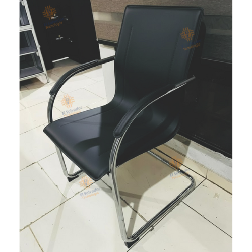 Silla de Espera Tipo Trineo - Cuero Simulado - Soporta 300- Smart Monaco