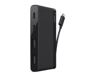 Hub Concentrador Belkin USB-C 4-Port Mini Hub USB 3.0 F4U090BTBLK