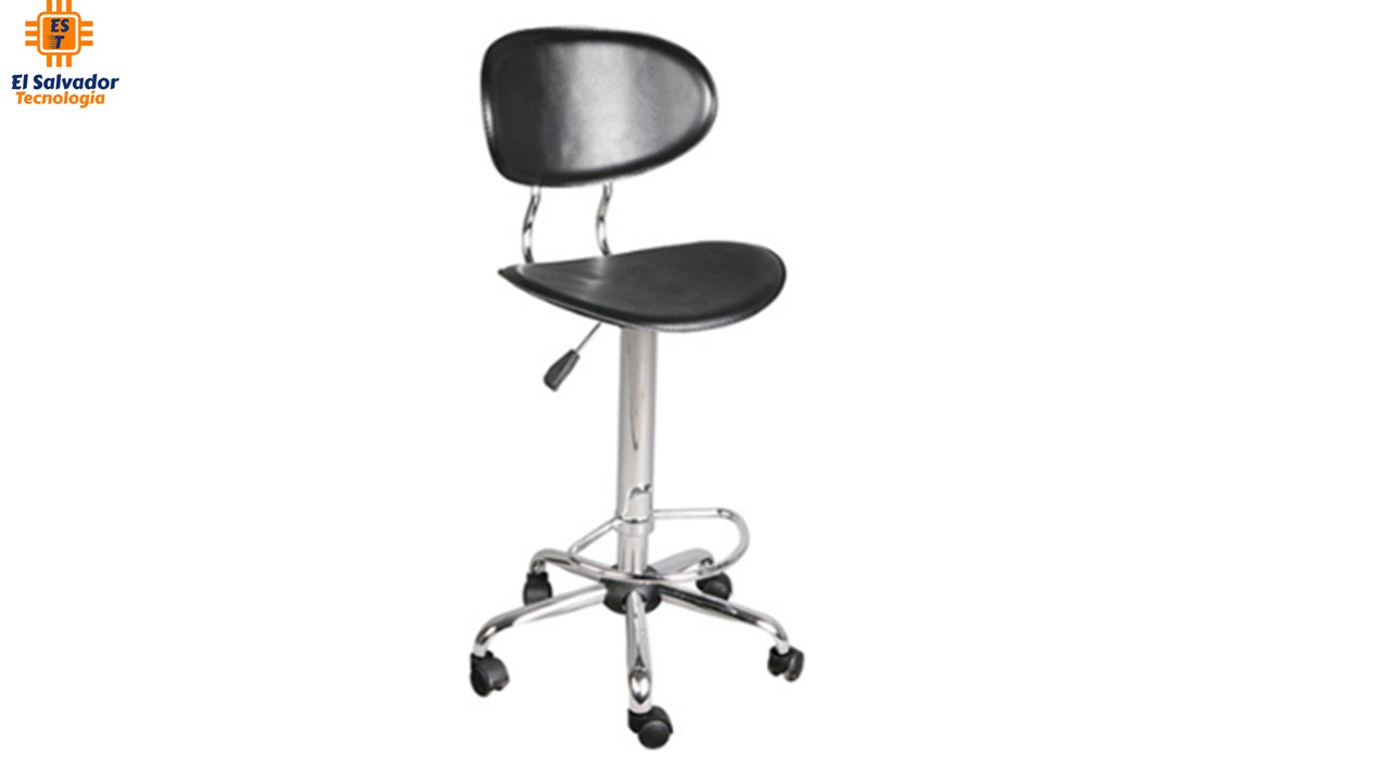 Silla de oficina con reposapiés para cajero o estación de diseñador Alpes Xtech AM160XTK04
