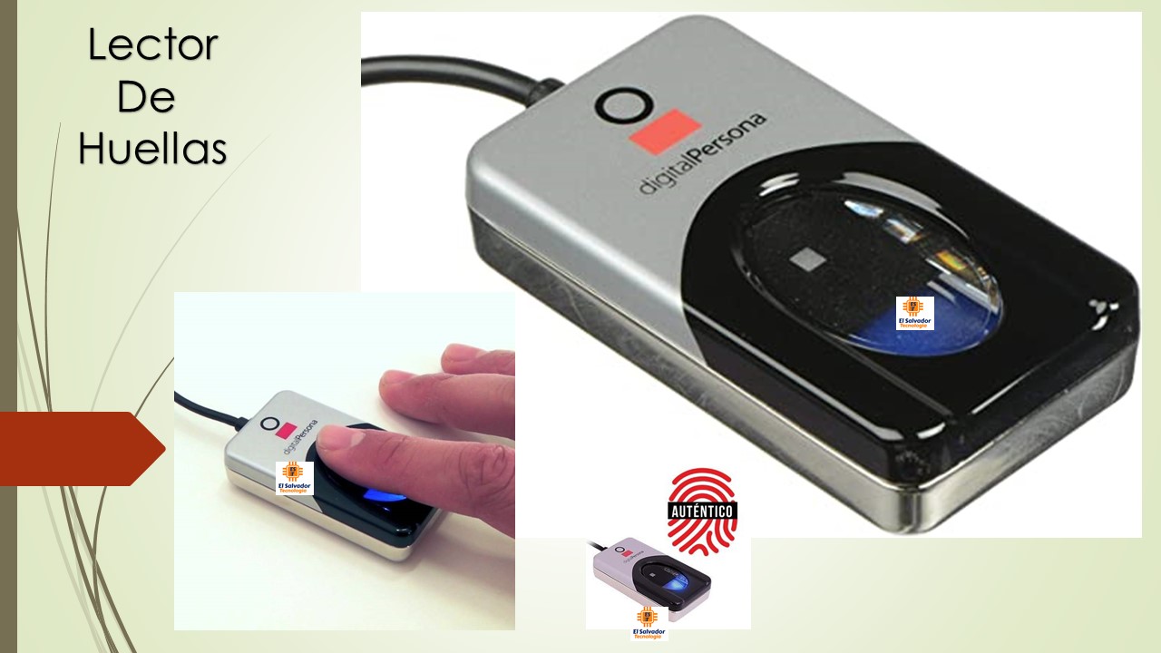 Lector de Huellas Dactilar Conexion USB