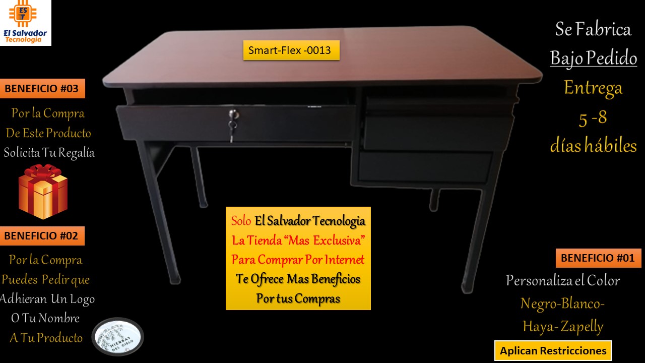 Escritorio Secretarial SmarFlex 0013-El Salvador Tecnologia