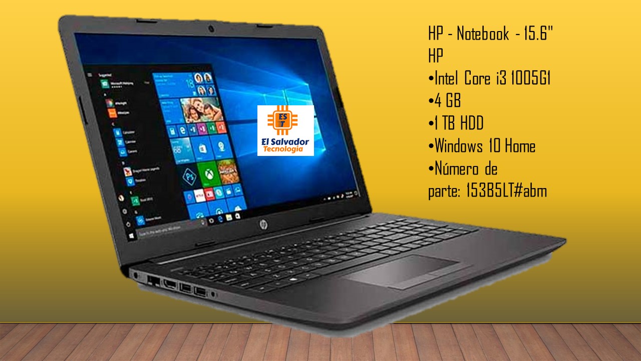 Laptop HP 15.6 Pulgadas Icore3 4GB Ram 153B5LT#abm - El Salvador Tecnologia