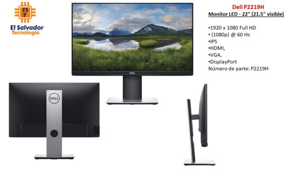 Monitor - Led - 22 Pulgadas - Dell P2219H- P2219H - El Salvador Tecnologia