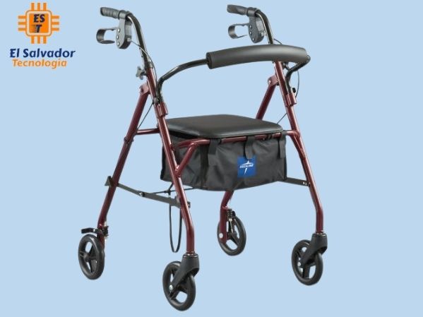 Caminador de Acero con Asiento Medline