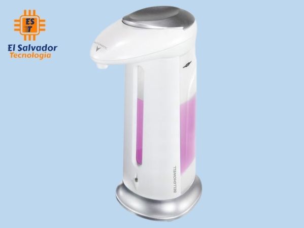 Dispensador Automático de Desinfectante y Jabón de Manos Bell + Howell