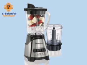 Licuadora 2 en 1 Beach Beach Blender and Food Chopper Hamilton