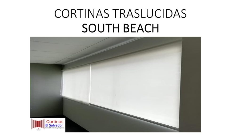Precios Cortinas Traslucidas South Beach - El Salvador Tecnologia -1