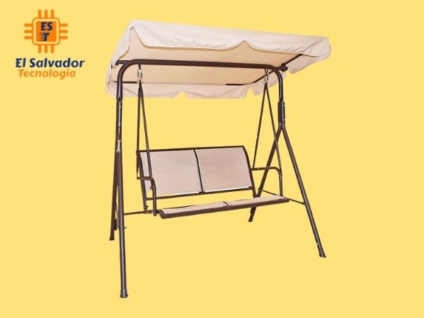Banca mecedora 2 plaza 138x114x153 cm