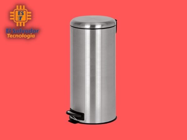 Basurero acero inoxidable 5 l de pedal