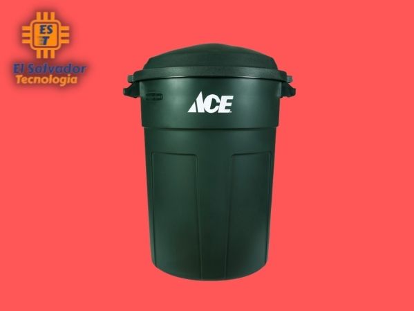 Basurero plástico para jardín Ace 145 l