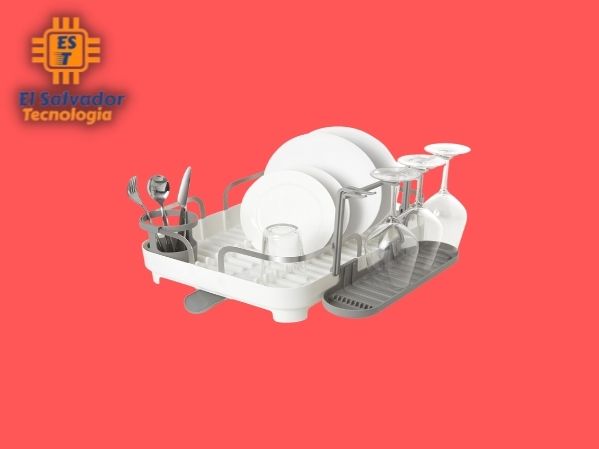 Escurridor para trastos blanco