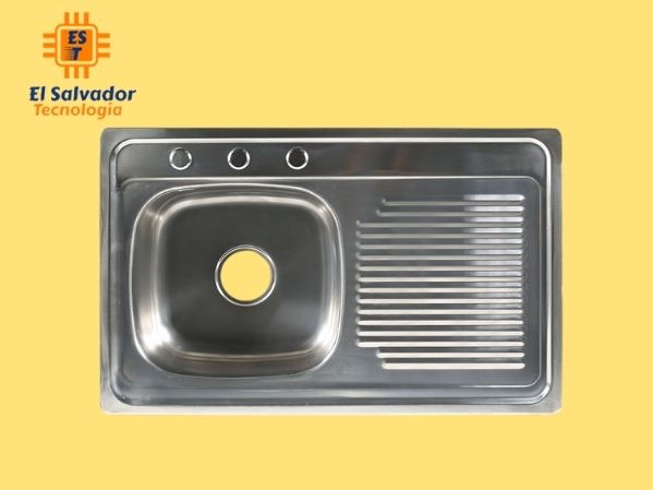 Fregadero empotrar 1e 1p izquierda 80x50x15 cm 304 0.6
