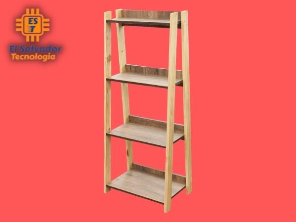 Librera 4 repisas nordico natural