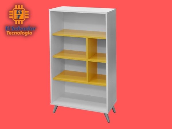 Librera blanca estructura en MDP